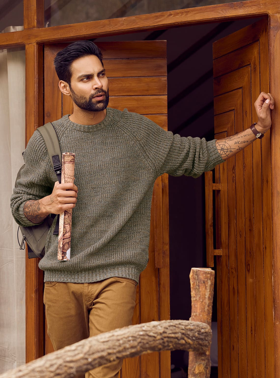 Flint Cotton-Wool Pullover