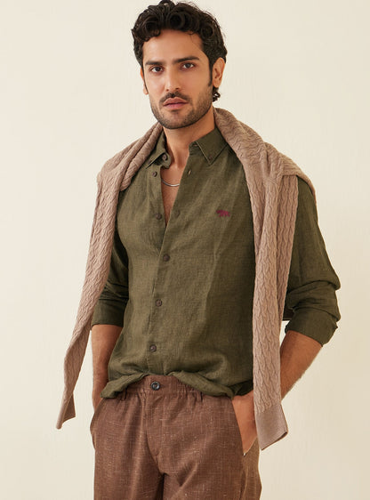 Pinecone Linen Shirt