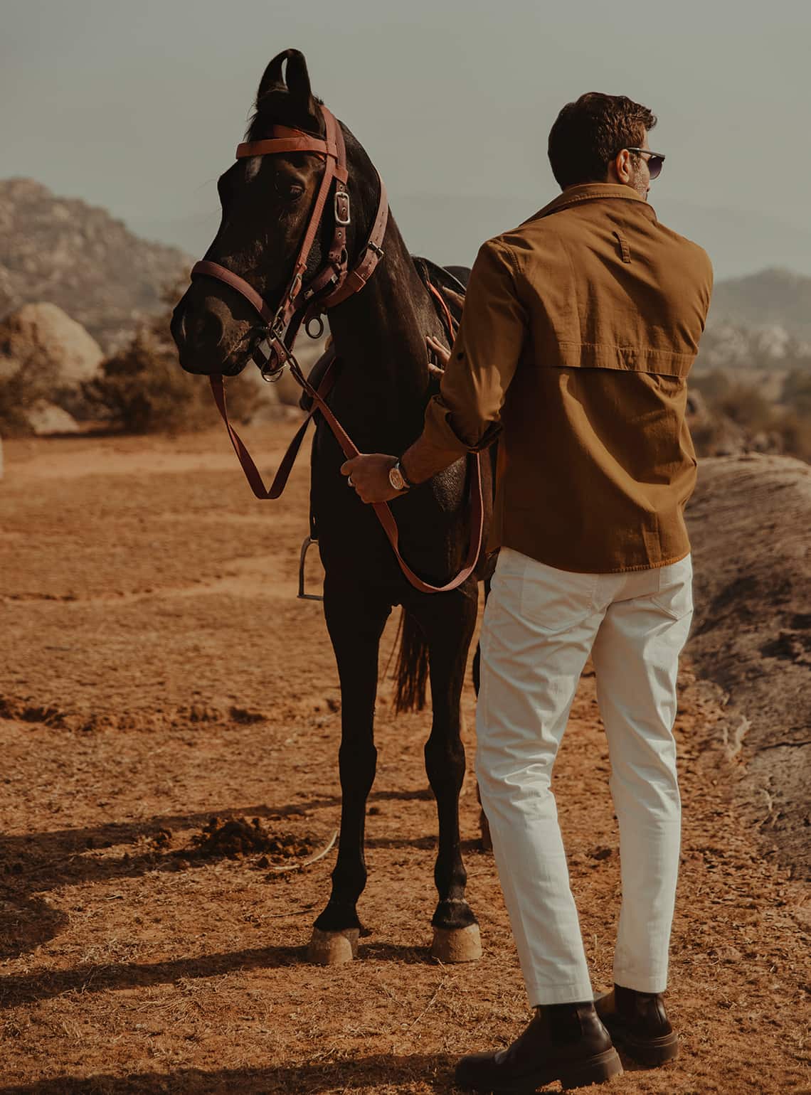 Corbett Ochre Overshirt