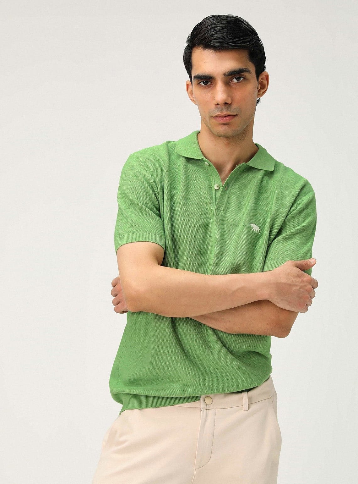 Pistachio Viscose Polo