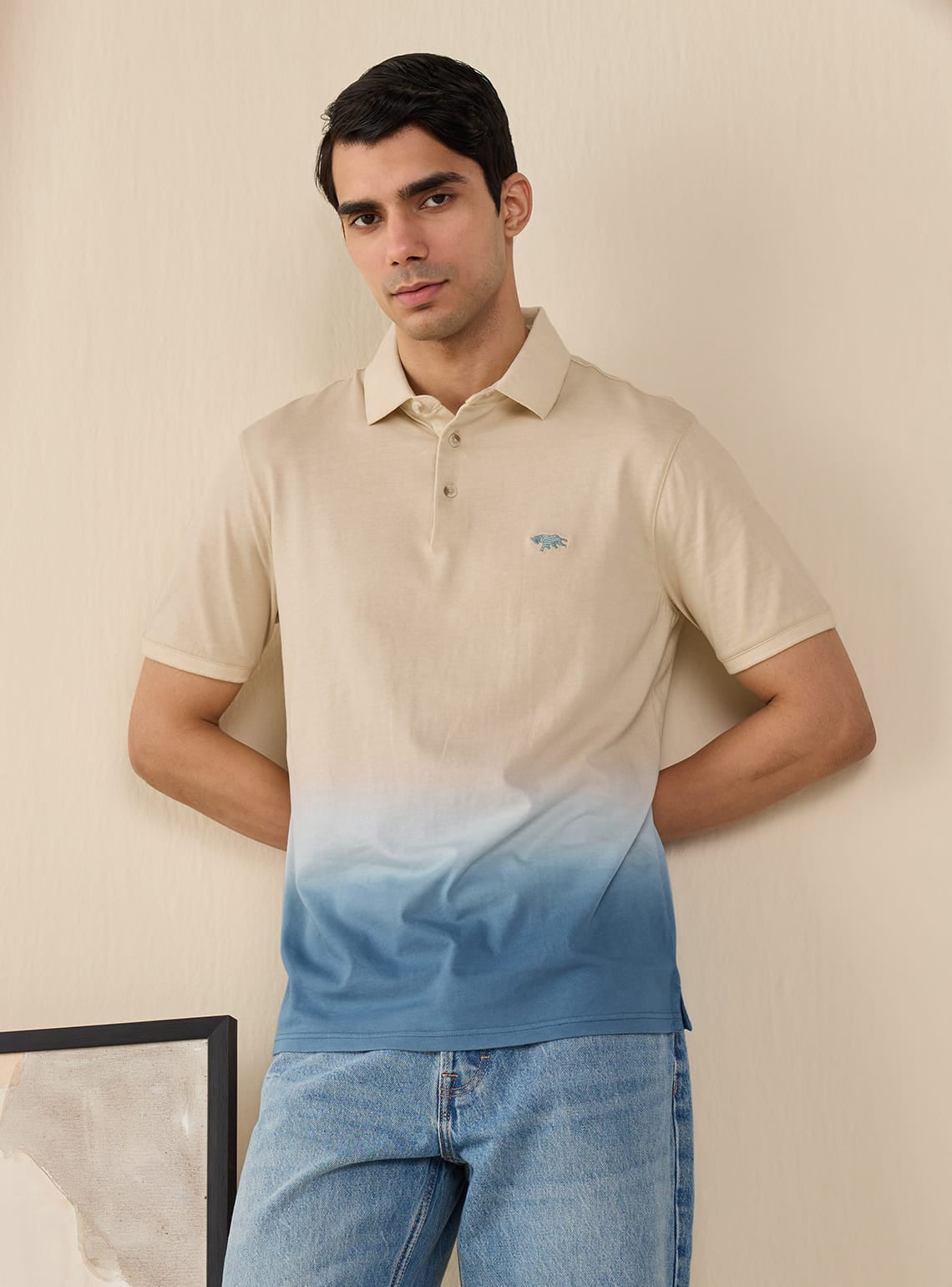 Sand Blue Polo