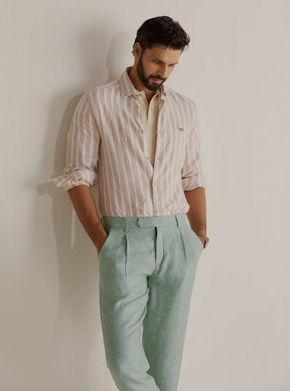 Sea Foam Linen Pants