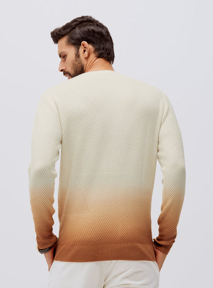 Dawn White Merino Pullover