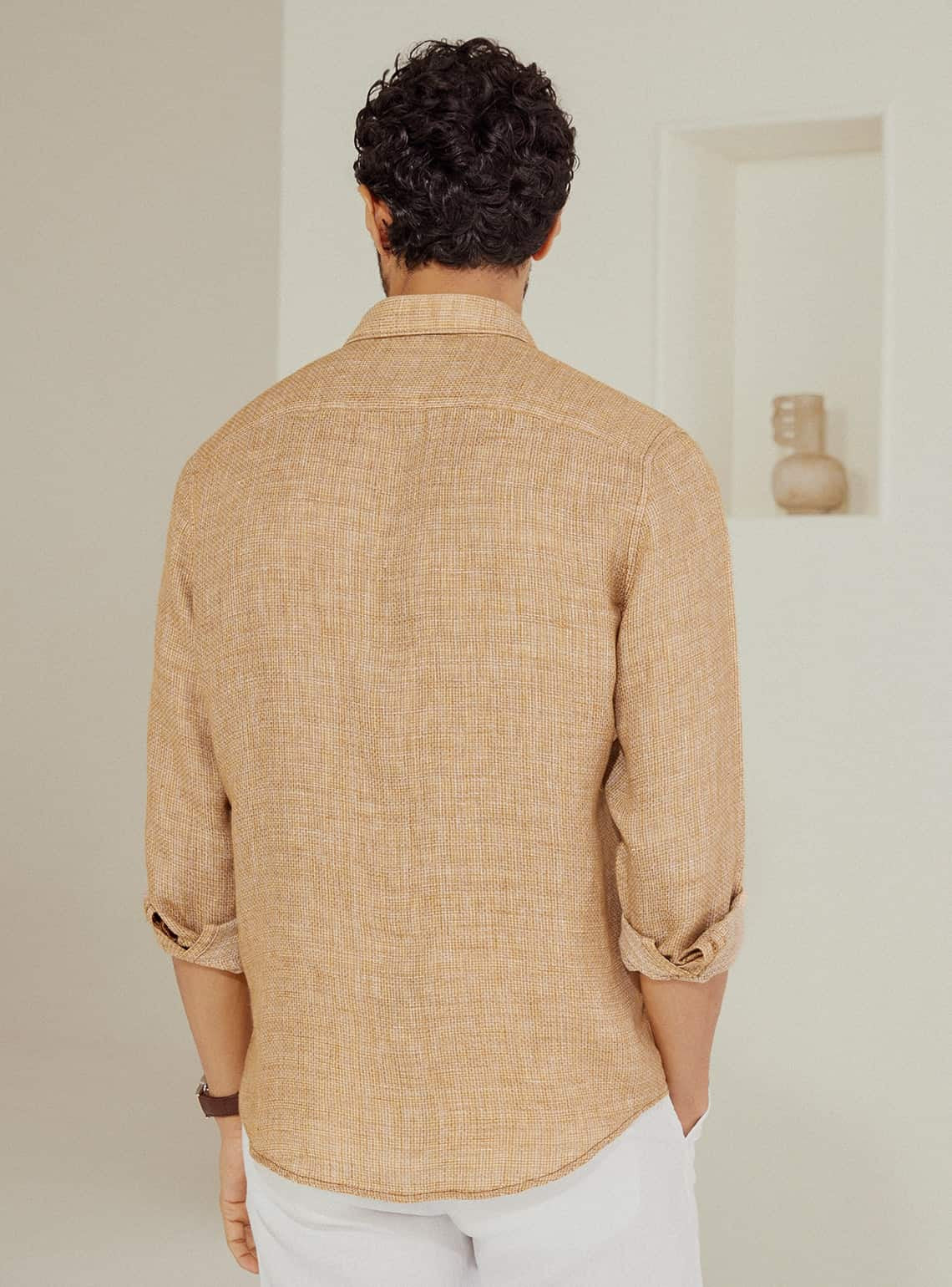 Champagne Linen Shirt