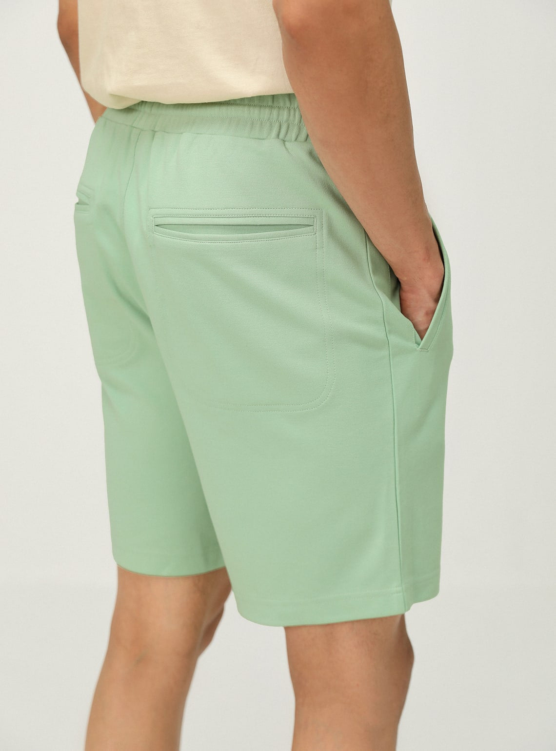 Light Sage Shorts