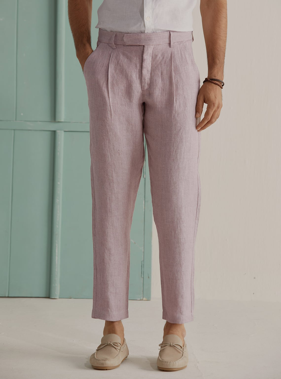 Duskyrose Linen Pants