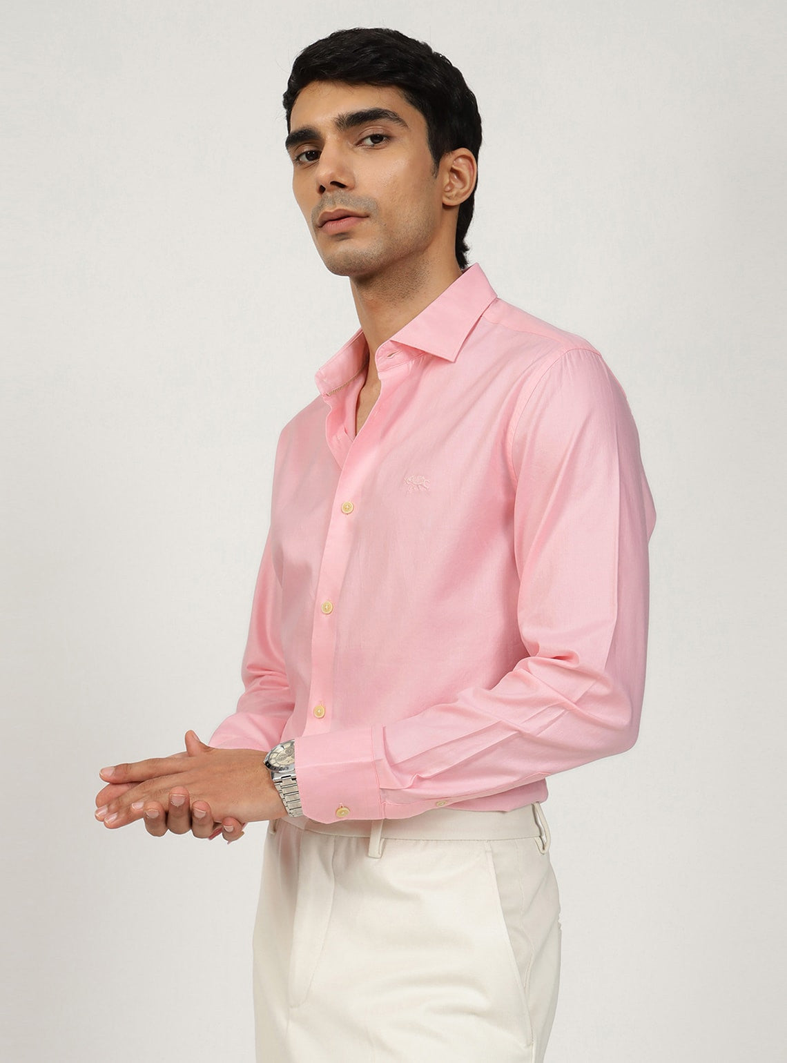 Coral Candy Cotton Shirt