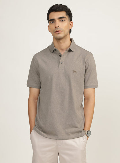 Tapa Brown Cotton Polo