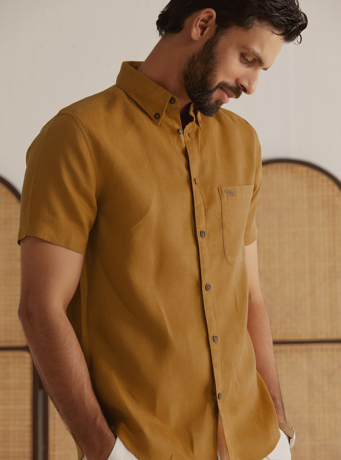 Cheddar Linen Shirt