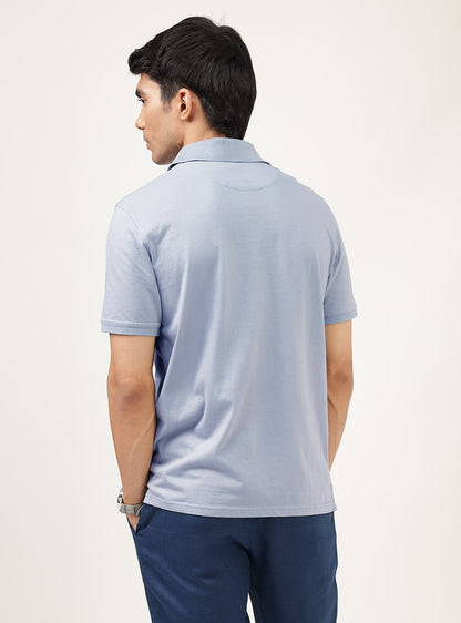 Lilac Grey Cotton Polo