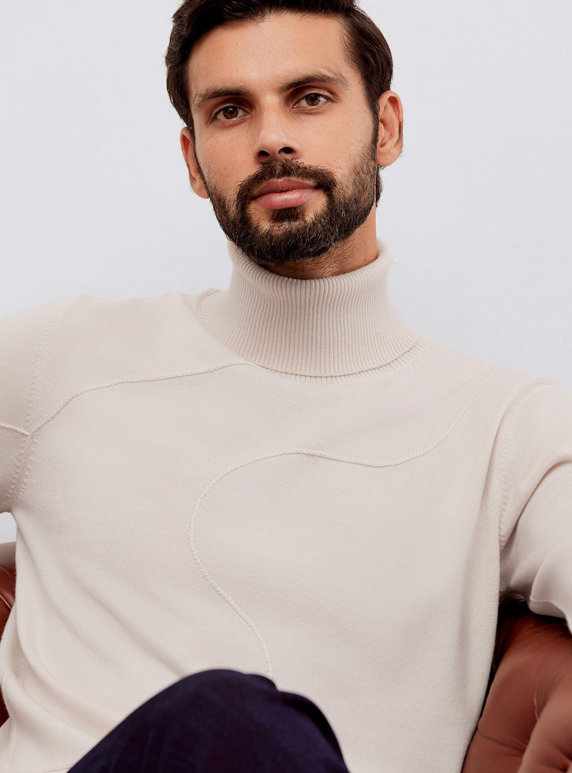 Blanc White Merino Pullover