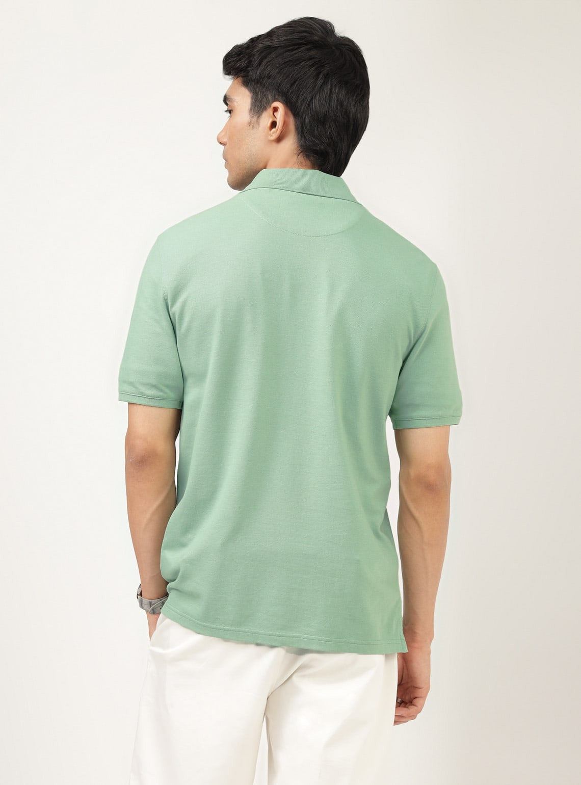 Sea Mist Pique Polo