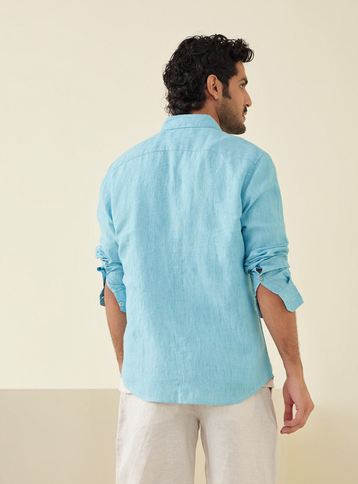 Azure Linen Shirt