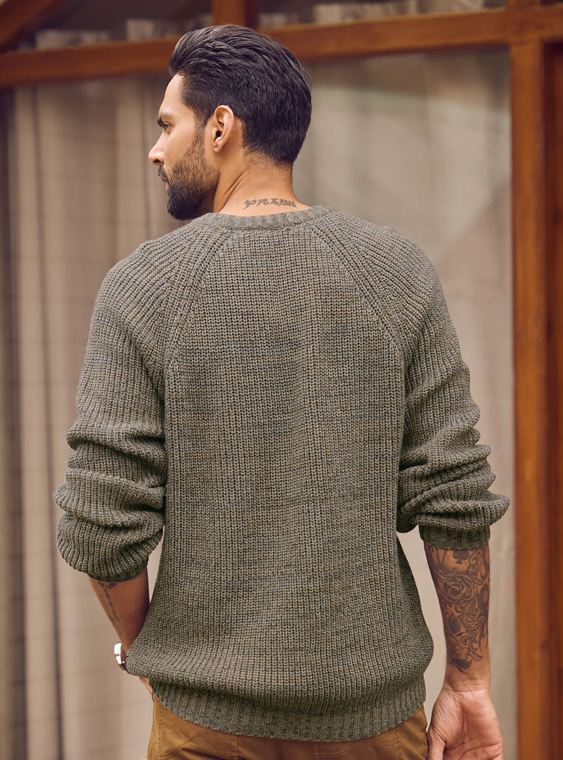 Flint Cotton-Wool Pullover