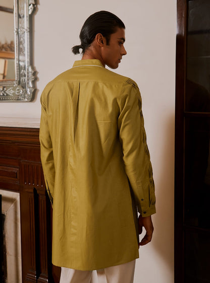 Henna Cotton-Silk Kurta