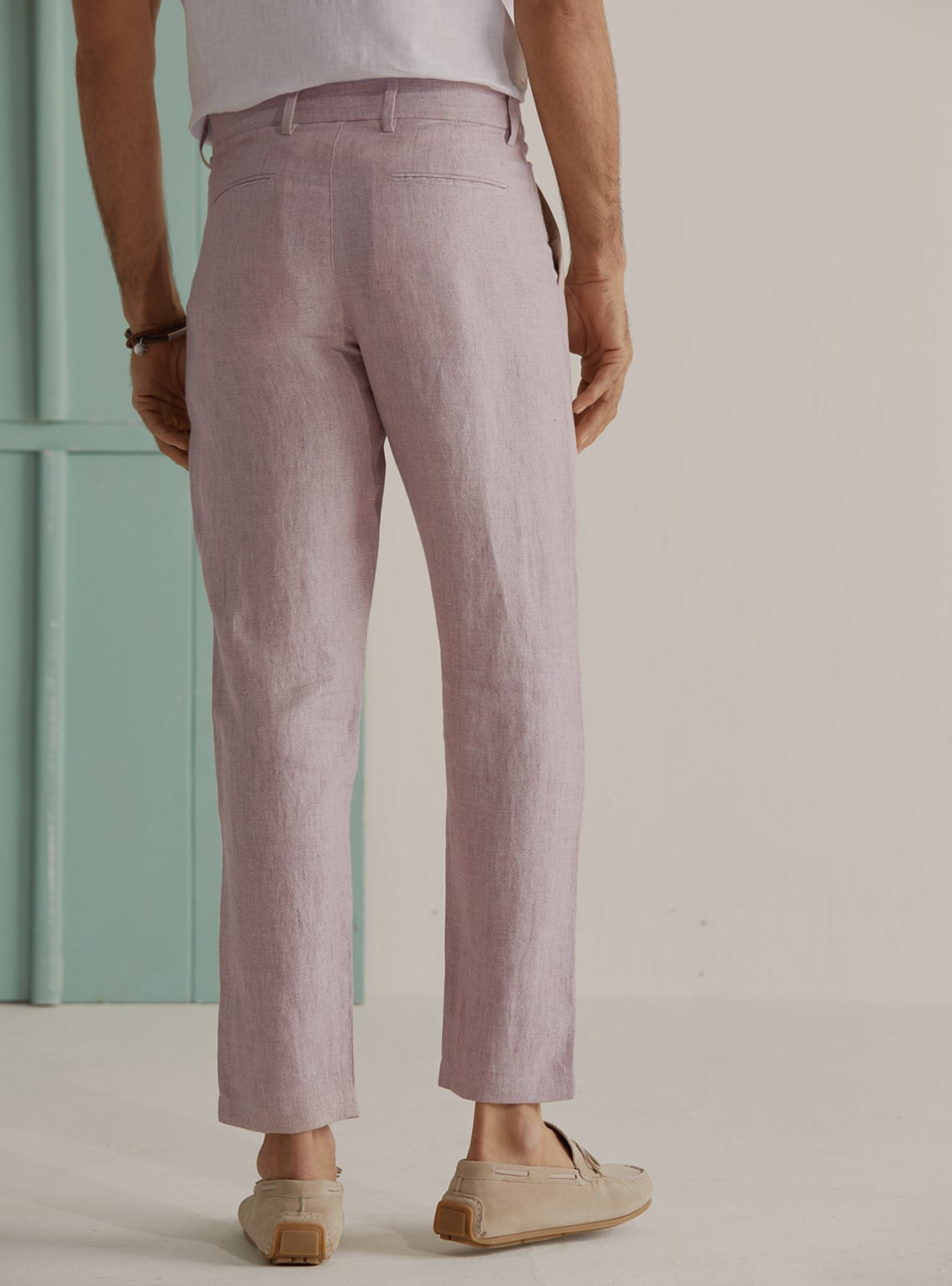 Duskyrose Linen Pants