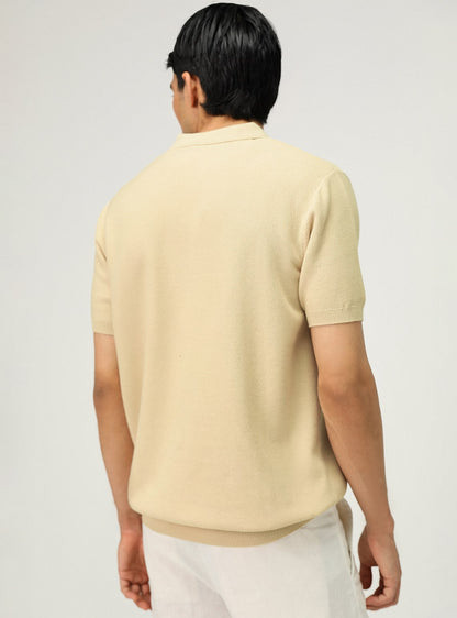 Champagne Viscose Polo