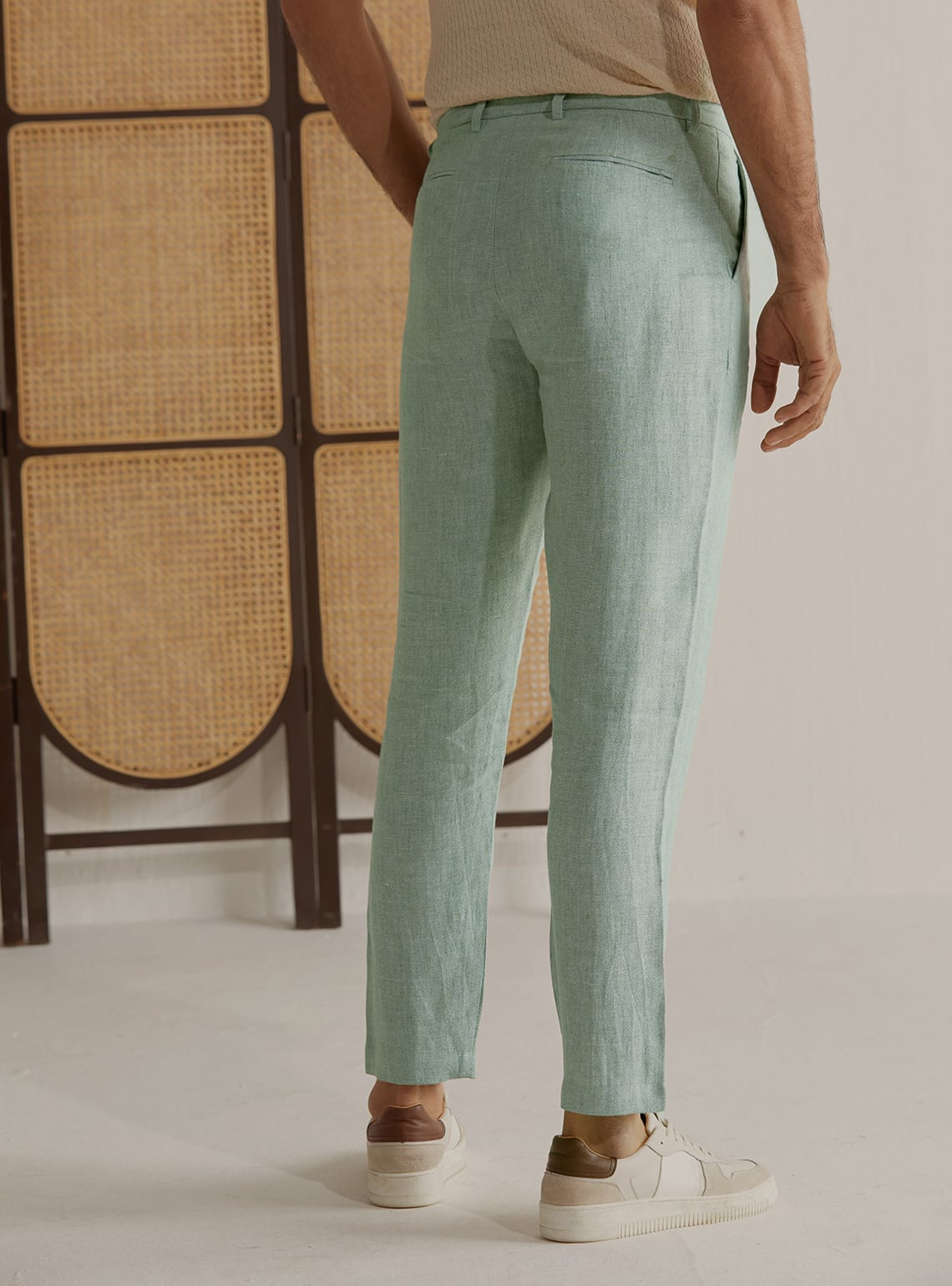 Sea Foam Linen Pants