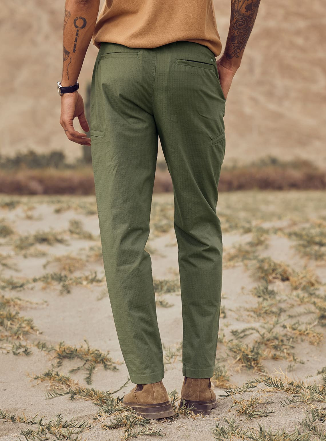 Olive Ripstop Trouser