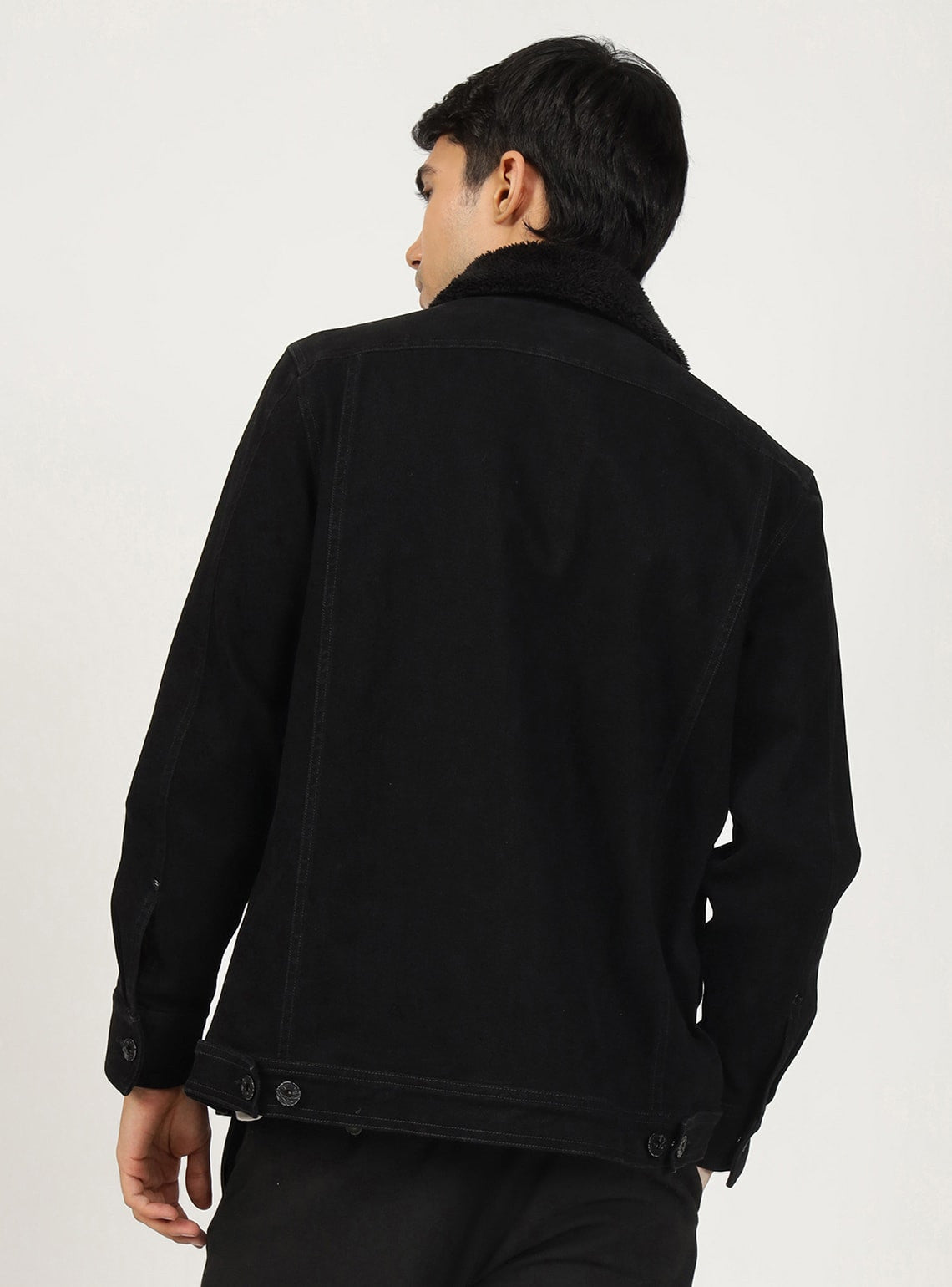 Obsidian Cotton Lycra Overshirt