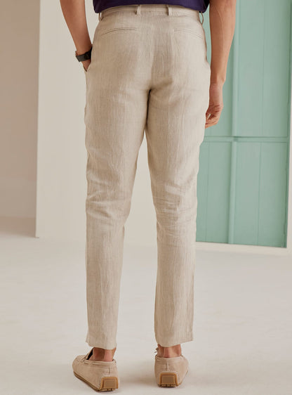 Khaki Linen Pants