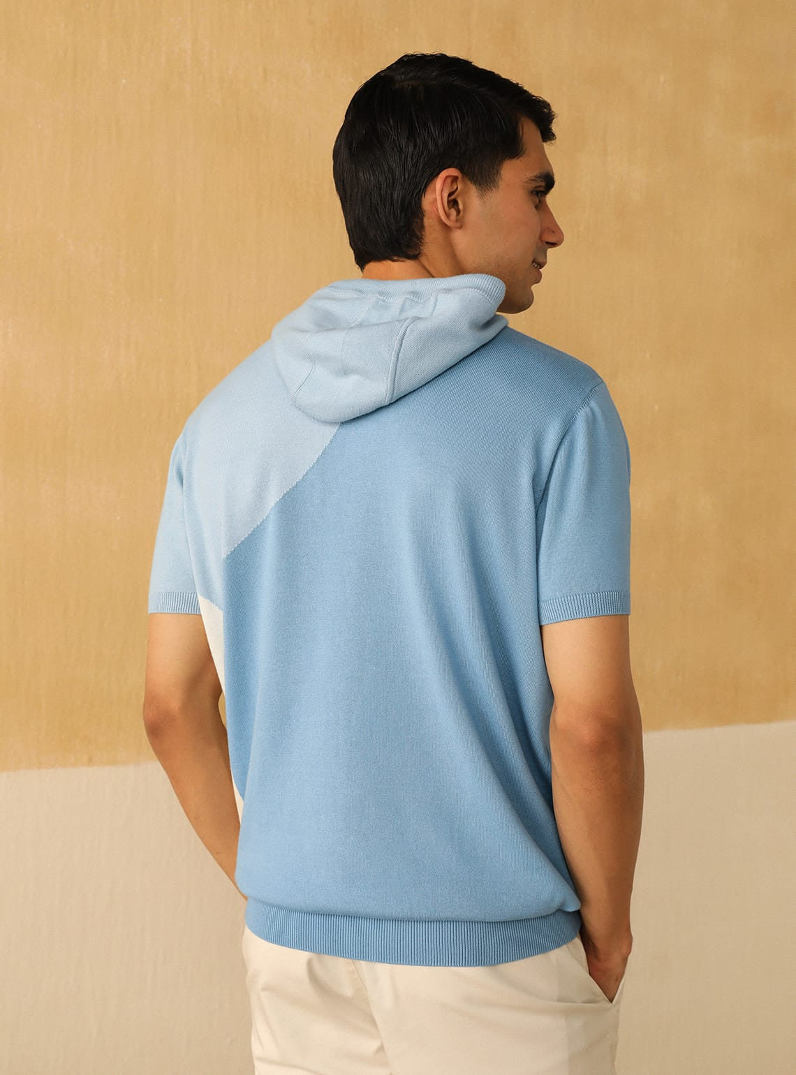 Carolina Blue Hoodie-Half