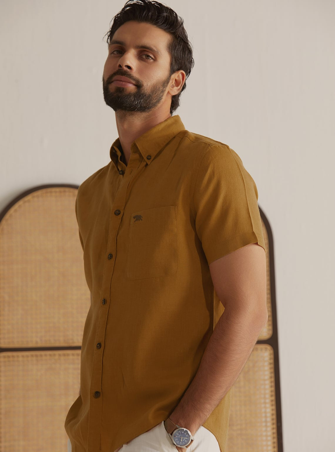 Cheddar Linen Shirt