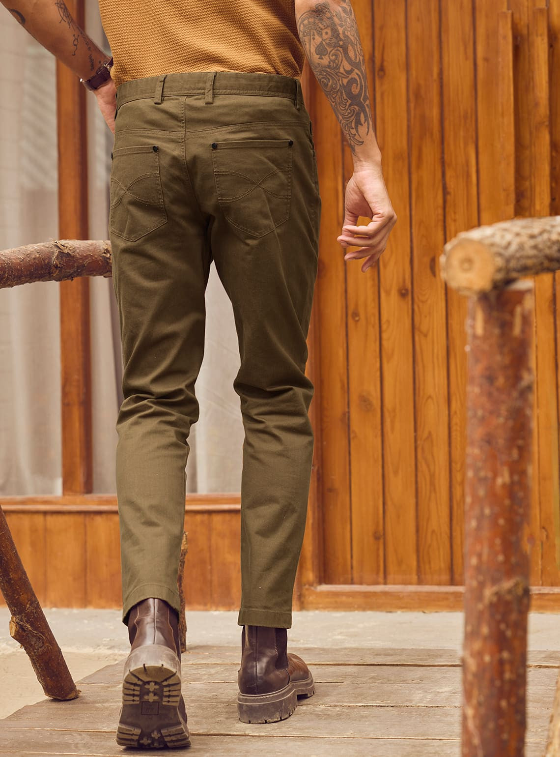 Burnt Umber Chino