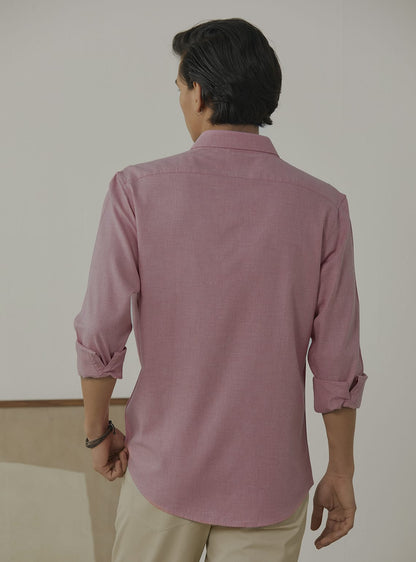 Sunset Mauve Melange Shirt