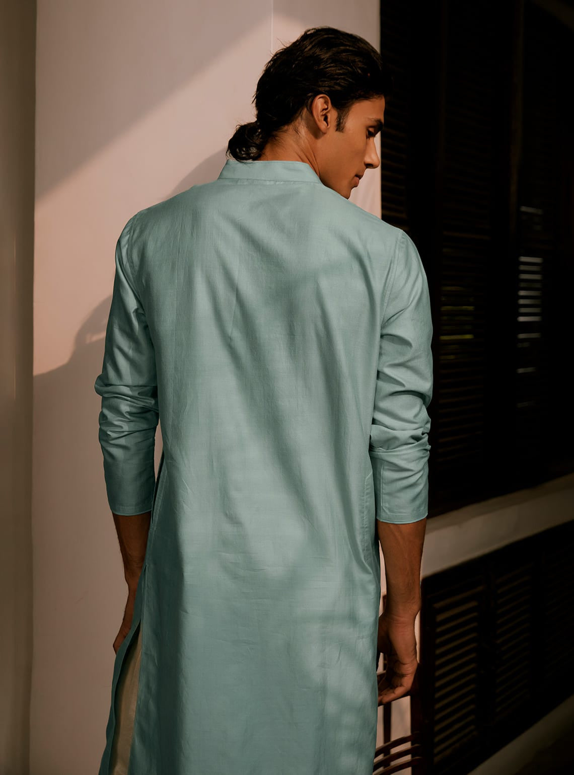 Firoza Cotton-Silk Kurta