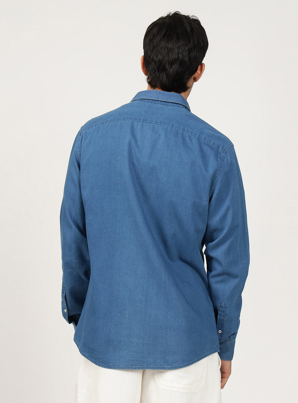 Horizon Indigo Cotton Shirt