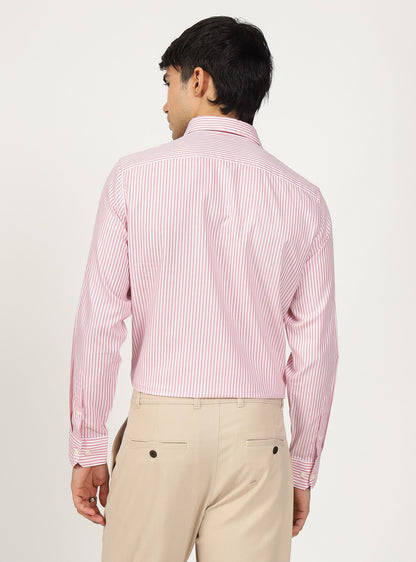 Blossom Stripe Cotton Tencel Shirt