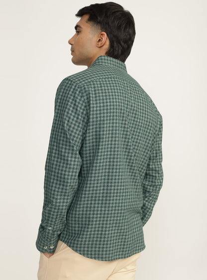 Forest Cotton Check Shirt