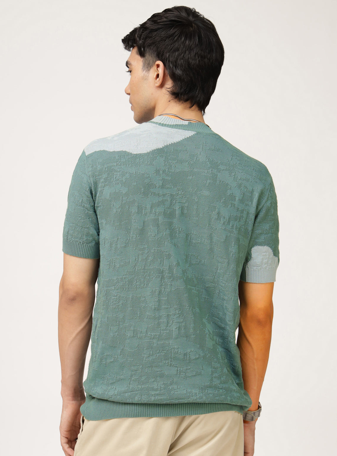 Oslo Green Mockneck