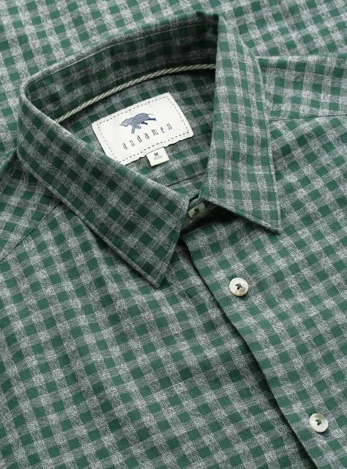 Forest Cotton Check Shirt