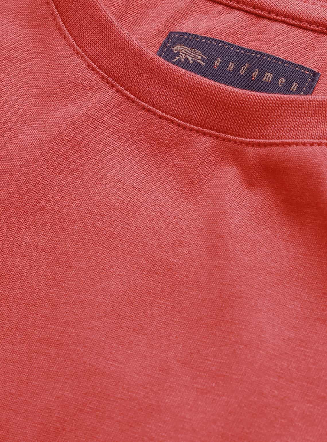 Astro Red Cotton Crew