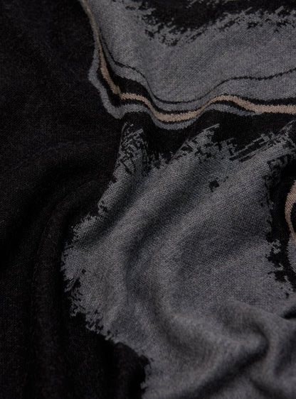 Onyx Black Merino Pullover