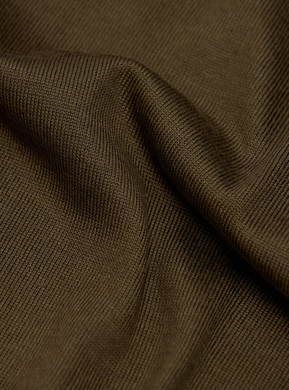 Olive Merino Viscose Polo