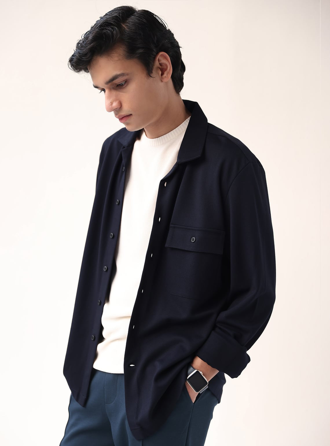 Midnight Navy Overshirt