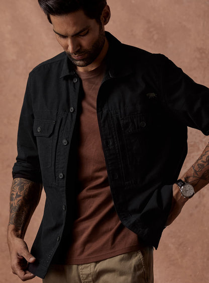 Nero Black Overshirt