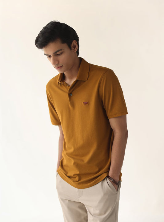 Camel Pique Polo