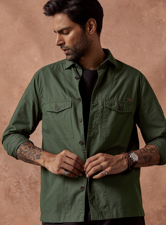 Battleship Green Overshirt