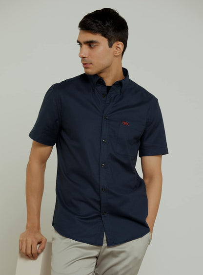 Dark Sapphire Oxford Shirt