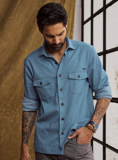 Celestial Blue Overshirt