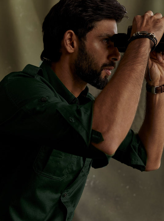 Ranthambore Green Shirt