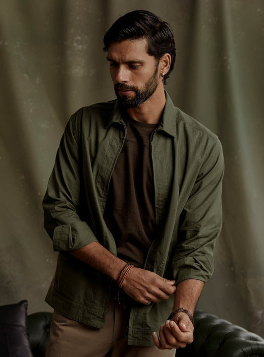 Ranthambore Fern Overshirt