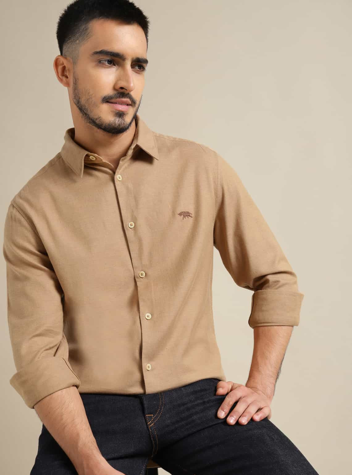 Buy Brown Tshirts for Men by Andamen Online