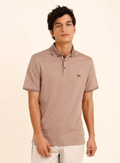 Tan Brown Polo