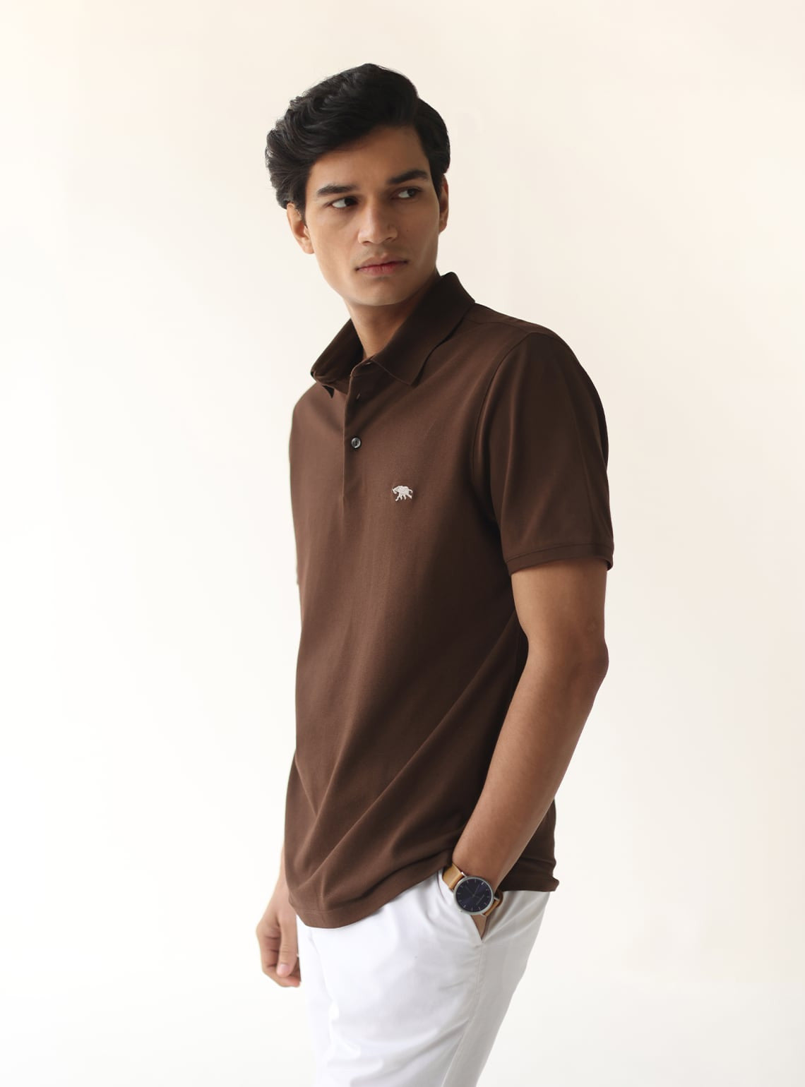 Chestnut Pique Polo