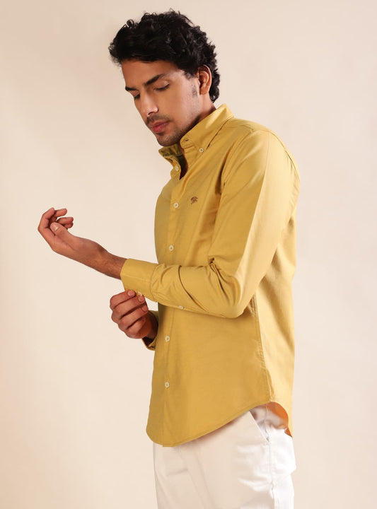 Ochre Oxford Shirt - Full